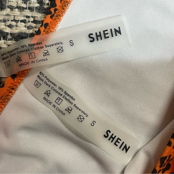 SHEIN Bikini | Size small | Orange & Black cheetah print - Picture 2 of 2